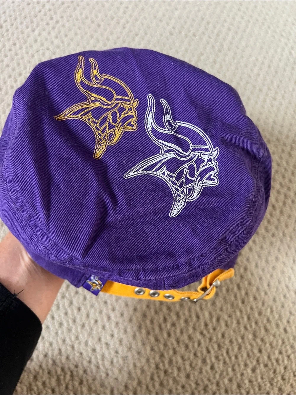 Reebok Purple and Gold Vikings Cap